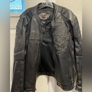 Harley-Davidson Men’s Genuine Leather Motorcycle Jacket